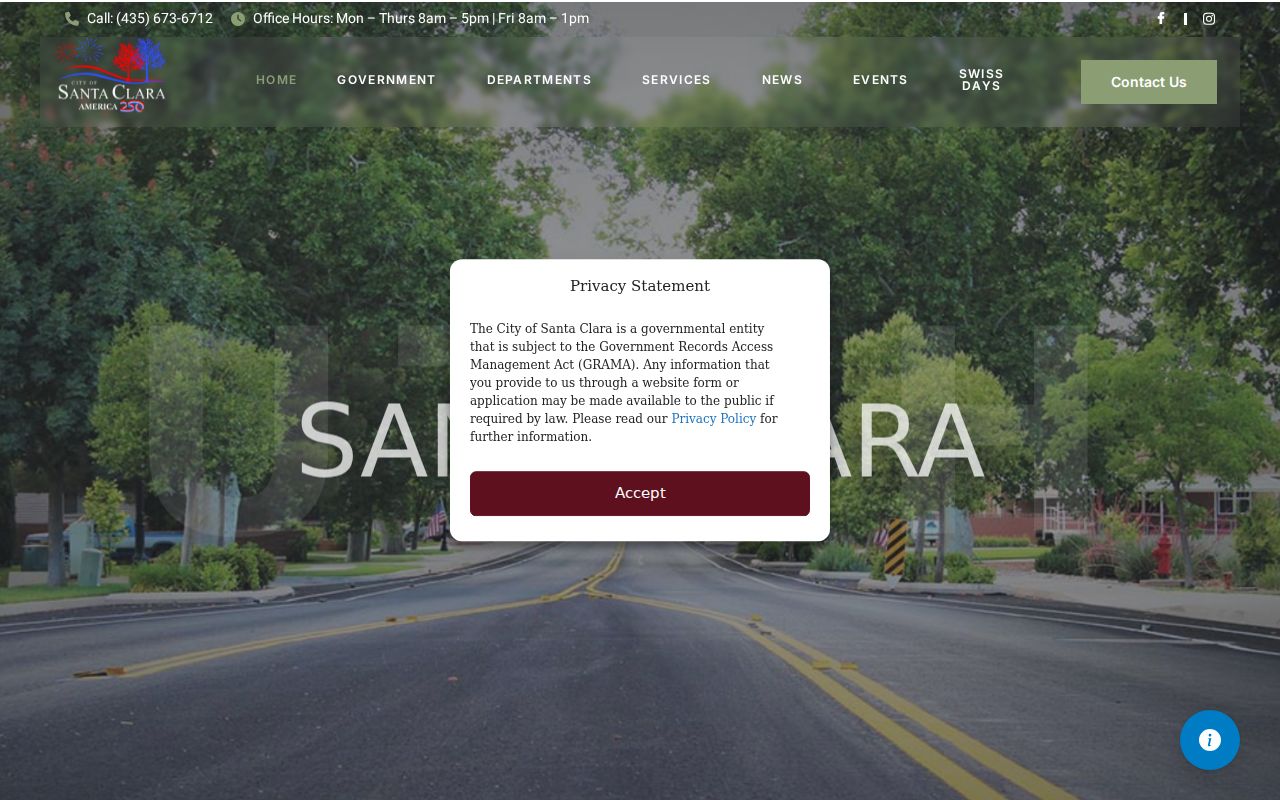 Santa Clara warrant records: official city hall and Justice Court location